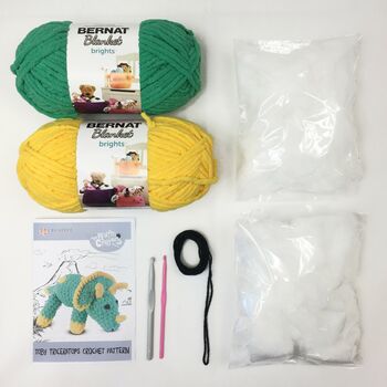 Toby Triceratops Crochet Kit, 3 of 4