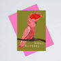 Parrot Birthday Card, thumbnail 2 of 2