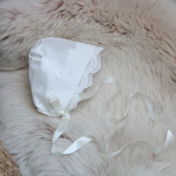 Scarlett Christening Bonnet, 10 of 11