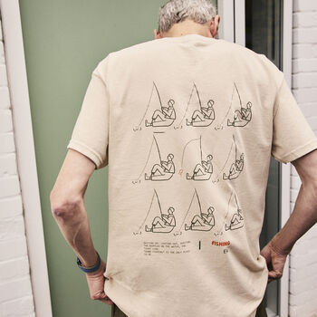 Personalised Fishing Illustrated T Shirt, 3 of 6