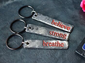 Motivational Keyring Mindfulness Gift, 9 of 12