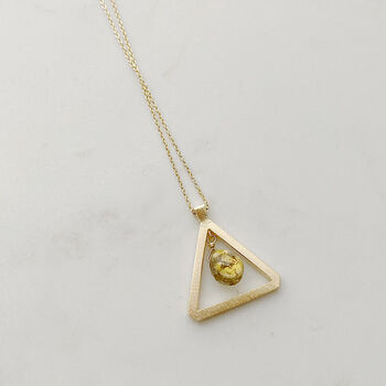 Guardian Triangle Smokey Quartz Necklace, 2 of 6