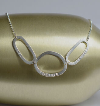 Personalised Sterling Silver Link Necklace, 3 of 6