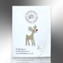 Reindeer Rhinestone Christmas Brooch Pin, thumbnail 4 of 8