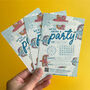 Blue Bird Seed Paper Party Invitation Set, thumbnail 1 of 5