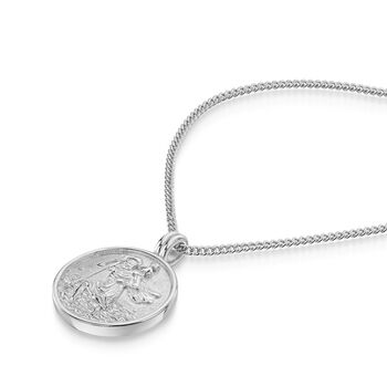 St Christopher Necklace Stainless Steel, 4 of 6
