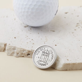 Lucky Sixpence Coin Golf Marker 1928 To 1967, 2 of 9