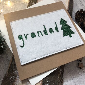 Grandad Felt Christmas Card, 3 of 3