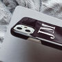 Black And White Personalised Phone Case, thumbnail 2 of 9