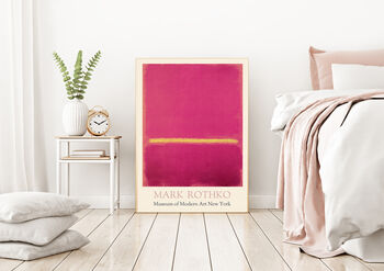 Mark Rothko Pink Abstract Art Print, 3 of 3