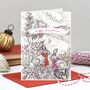 'Snowy Wildwood' Mixed Pack Of Eight Christmas Cards, thumbnail 9 of 9