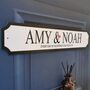 Personalised 'My Valentine' Street Sign, thumbnail 4 of 6