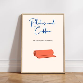A4 Art Print, Pilates And Coffee, 4 of 5