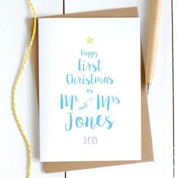 First Christmas As Mr And Mrs Card, 4 of 5