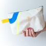 No3 Small Upcycled Versatile Sailcloth Pouch, thumbnail 2 of 7