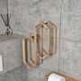 Scandi Oak Wood Toilet Paper Holder, thumbnail 7 of 11