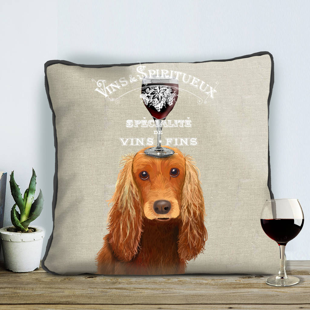 spaniel cushion