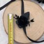 Black Gothic Flower Wrist Corsage, thumbnail 4 of 5
