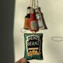 Tomato Ketchup Embroidered Decoration, thumbnail 2 of 2