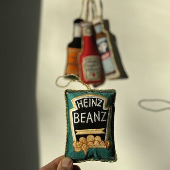 Tomato Ketchup Embroidered Decoration, 2 of 2