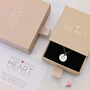 Memorial Ashes Hammered Pebble Charm, thumbnail 2 of 4