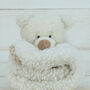 Bear Toy Soother With Personalised Heart Keepsake, thumbnail 7 of 7