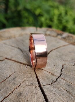 Chunky Copper Ring Polished, 2 of 4