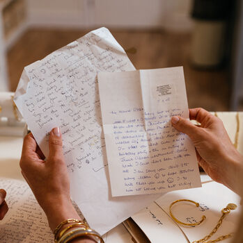 Personalised Handwriting T Bar Bracelet With Rope Chain, 7 of 9