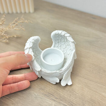 Sparkly Angel Wing Tealight Holder Remembrance Gifts, 7 of 10