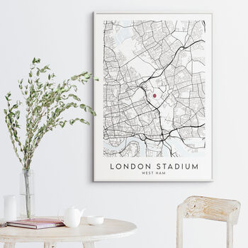 West Ham Poster London Stadium Football, 3 of 4