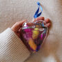 Dried Flower Handcrafted Glass Locket, thumbnail 4 of 6