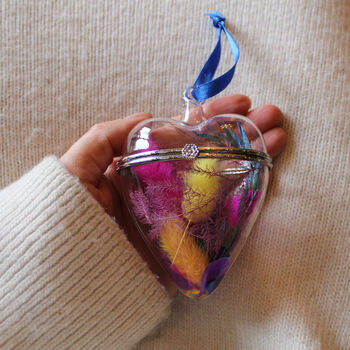 Dried Flower Handcrafted Glass Locket, 4 of 6