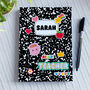 Personalised Teacher Sticker Style Notebook, thumbnail 1 of 2