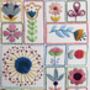 Flowery Folk Hand Embroidery Pattern Digital Product, thumbnail 4 of 8