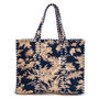 Serendipity Cotton Quilted Tote Bag Midnight Blossom, thumbnail 4 of 5