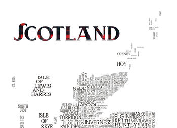 Scottish Word Map, 2 of 4