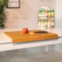 Wooden Chopping Board Over Edge Counter Serving Tray, thumbnail 1 of 12