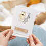 Personalised Washing Line New Baby Card, thumbnail 1 of 3