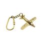 Vintage Style Brass Airplane Keyring, thumbnail 4 of 5