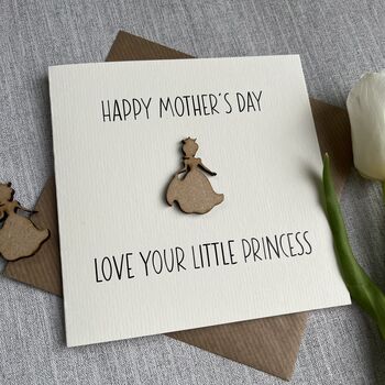 Little Princess Happy Mother's Day Card, 2 of 2