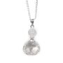 Gemstone Healing Hands Pendant Rock Quartz, thumbnail 3 of 9