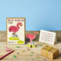 Pop Out Flamingo Greeting Card, thumbnail 1 of 2