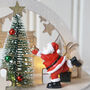 Wooden Santa Scene With LED 'S, thumbnail 2 of 2