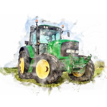 Tractor Personalised Print, 6 of 12