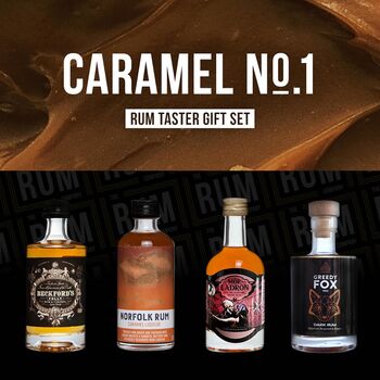 Caramel Rum Taster Set Gift Box One, 2 of 5