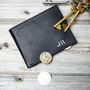 Personalised Leather Wallet In Ebony Black, thumbnail 1 of 7
