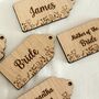 Custom Wedding Place Name Tags,Engraved Wedding Favours, thumbnail 6 of 6