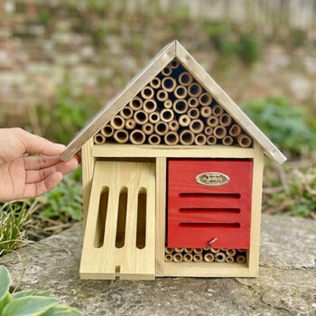 Large Wooden Insect Hotel, Bee Hotel And Bug House, 8 of 12