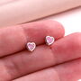 Just To Say 'Close To Heart' Heart Earrings, thumbnail 4 of 11