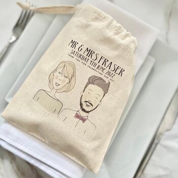 Personalised Wedding Favour Bag, 4 of 8